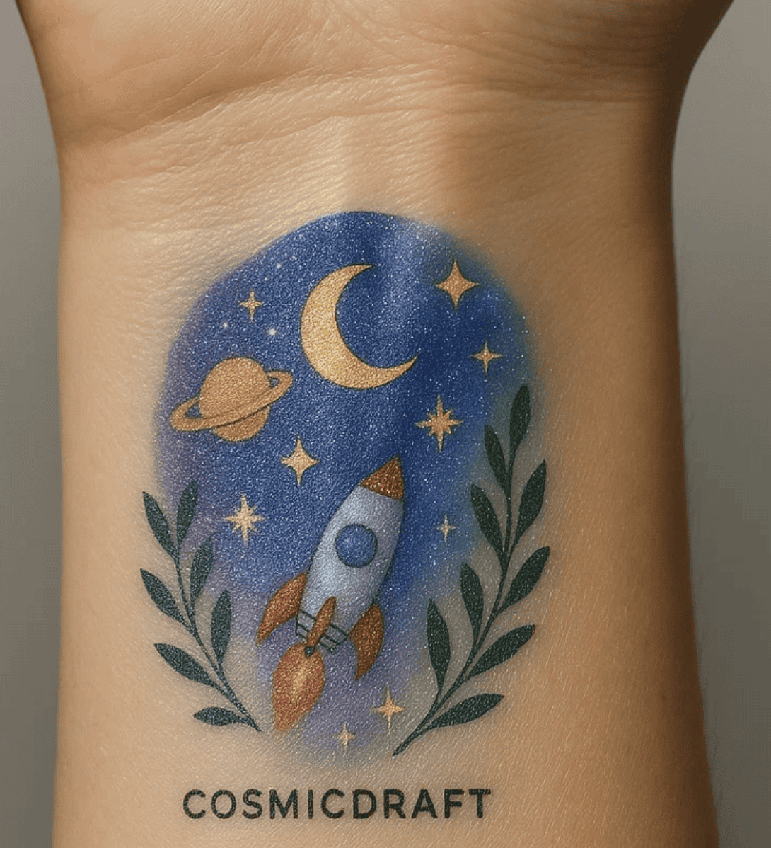 Eco-Friendly Colored Tattoo Sticker