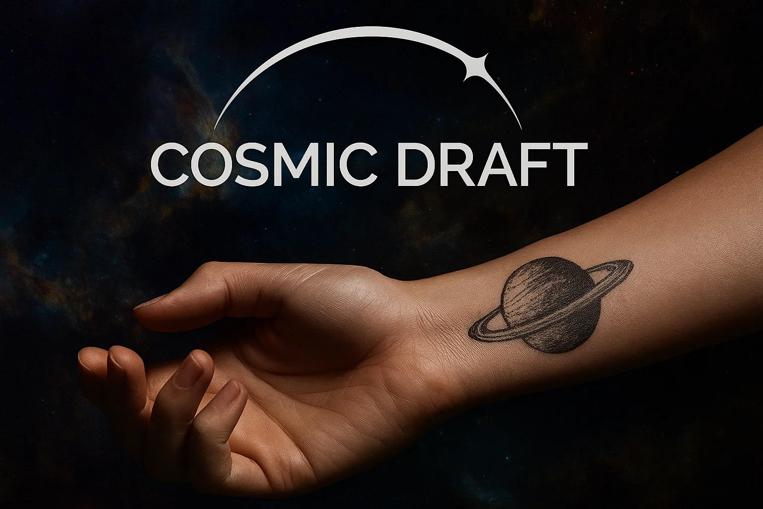 Cosmic Draft Tattoo Stickers
